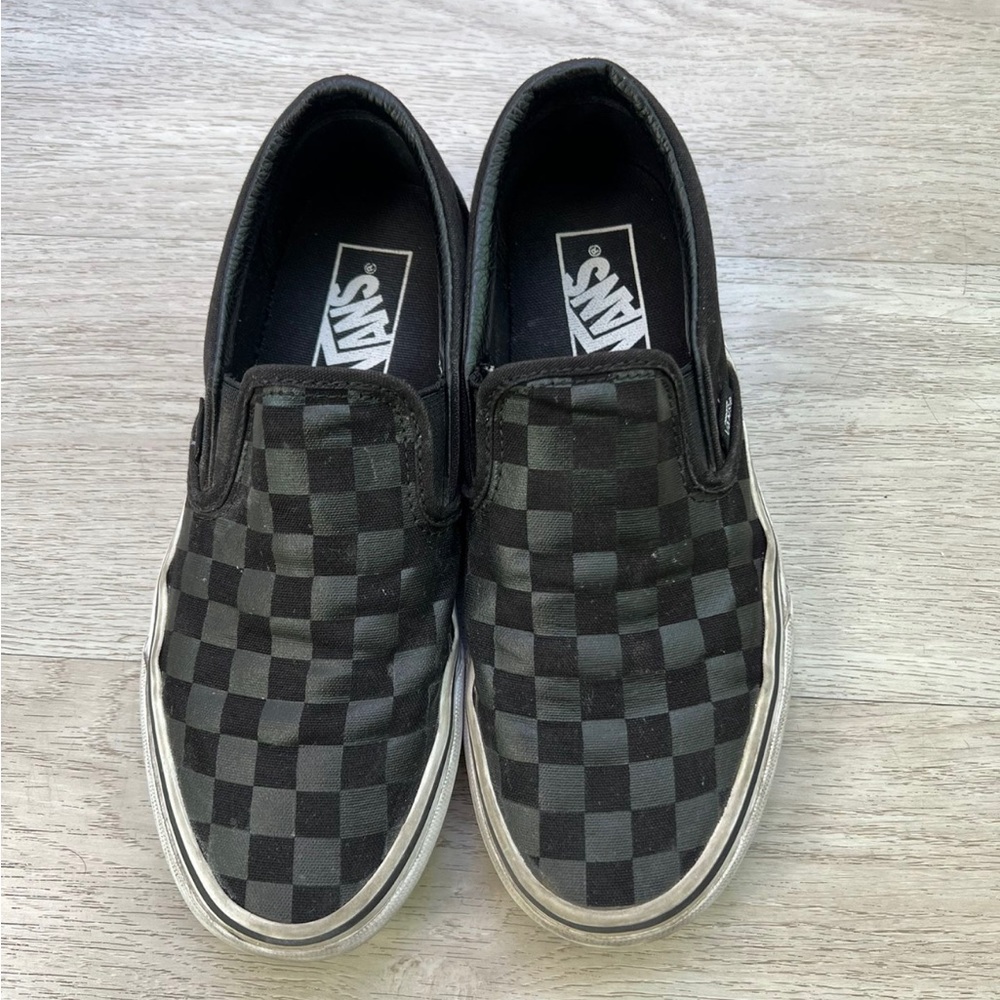 Vans Checkered slip on shoes